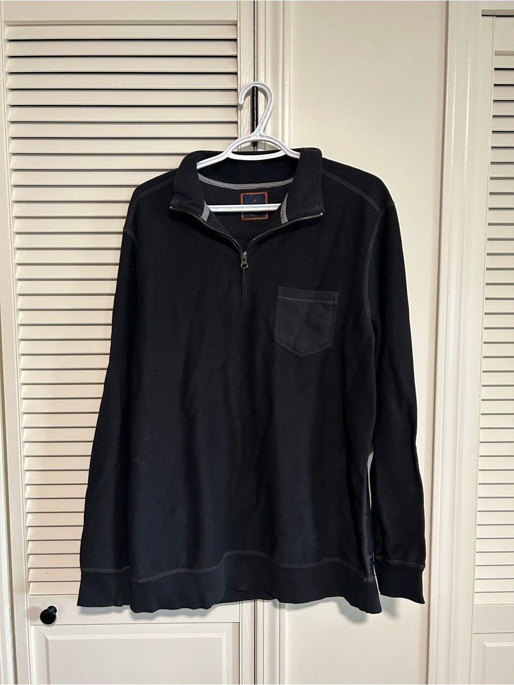Men's Black Quarter-Zip Denver Hayes